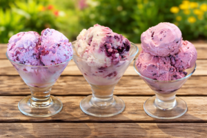summery berry ice cream collection